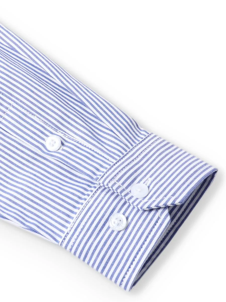 OASIS Men's Long Sleeve Shirt Light Blue