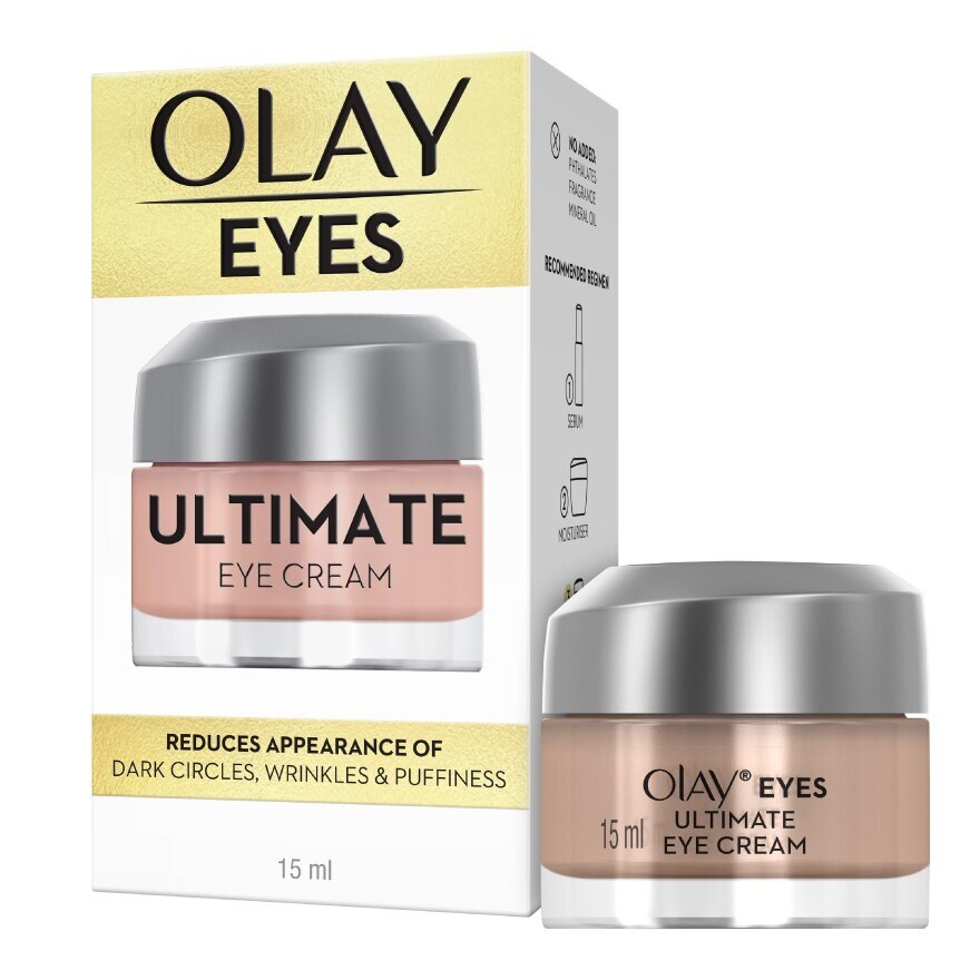 Olay Eyes Ultimate Eye Cream 15 Ml. บำรุงผิวรอบดวงตา ลดเลือนความหมองคล้ำ ริ้วรอย