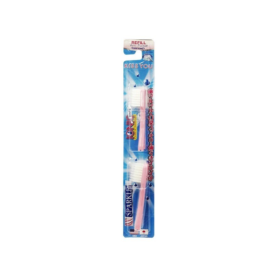 Sparkle lonic Toothbrush Refill 2pcs (Mix Color)