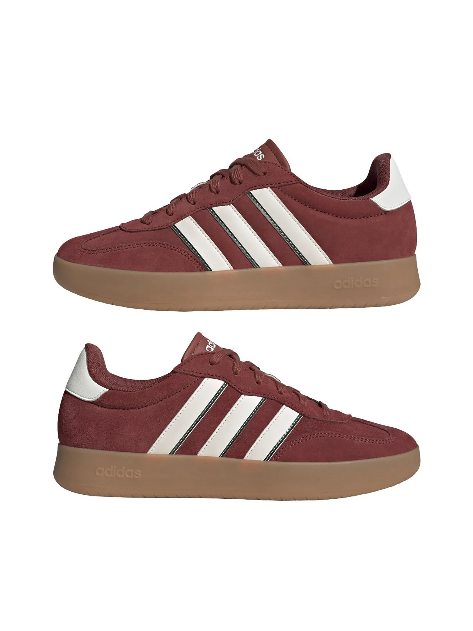 ADIDAS Men Sneakers Barreda JP7098 Preloved Ruby / Off White / Collegiate Green