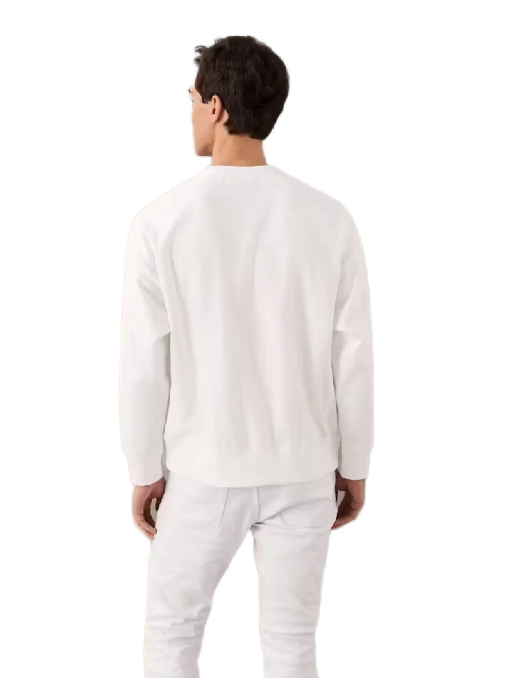 CALVIN KLEIN Men s Relaxed Graphic Logo Sweatshirt White
