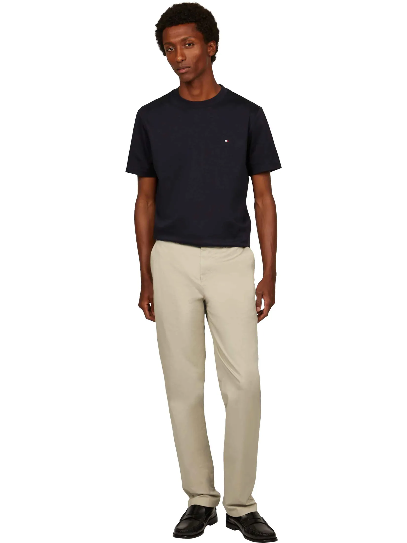 TOMMY HILFIGER MEN PANTS BROWN Straight