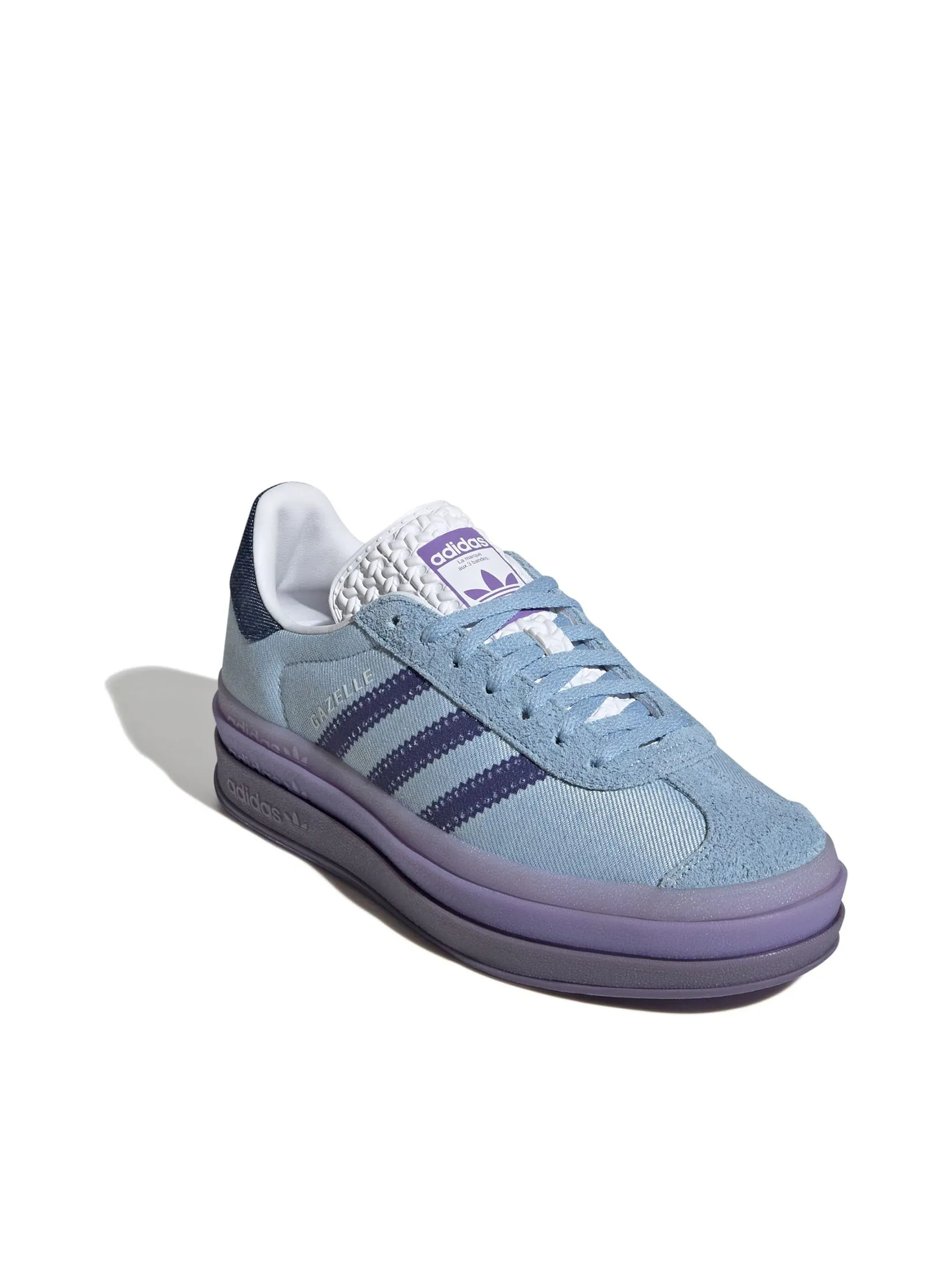 ADIDAS Women Sneakers Gazelle Bold x KSENIASCHNAIDER Blue / Purple / Cloud White