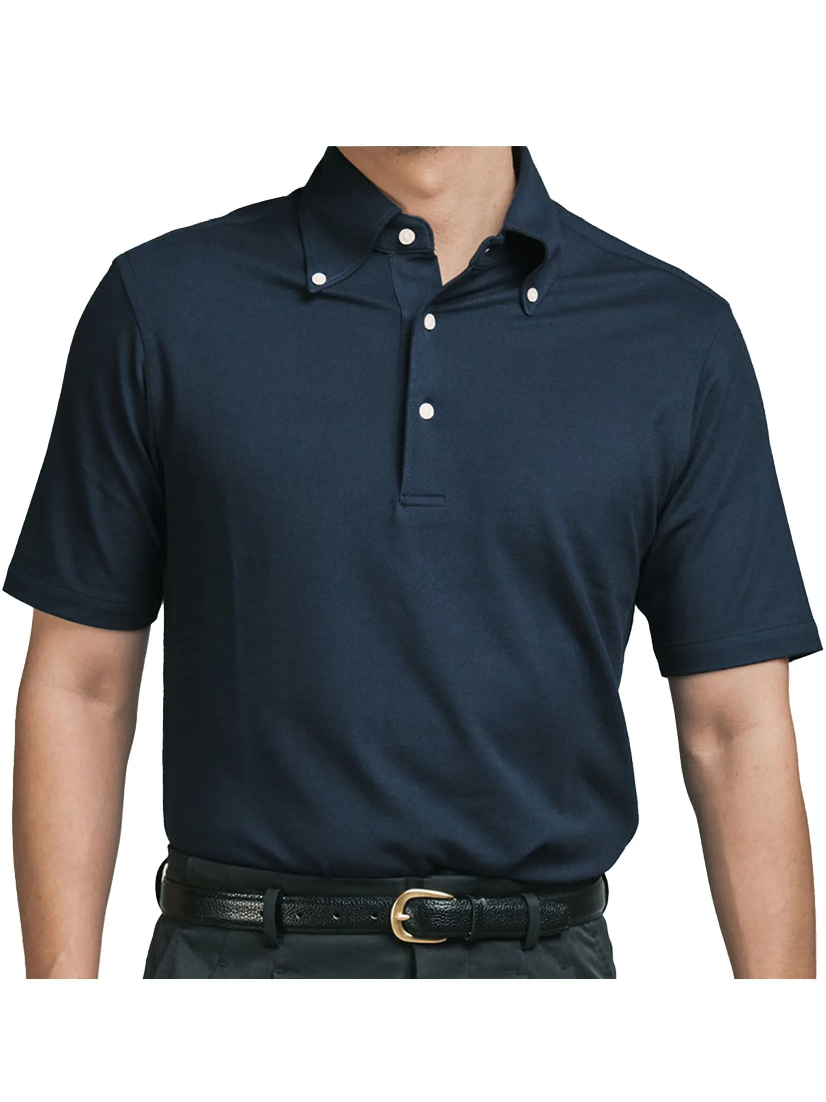 ERA-WON Men Polo Shirt Collection "Brother" Navy blue