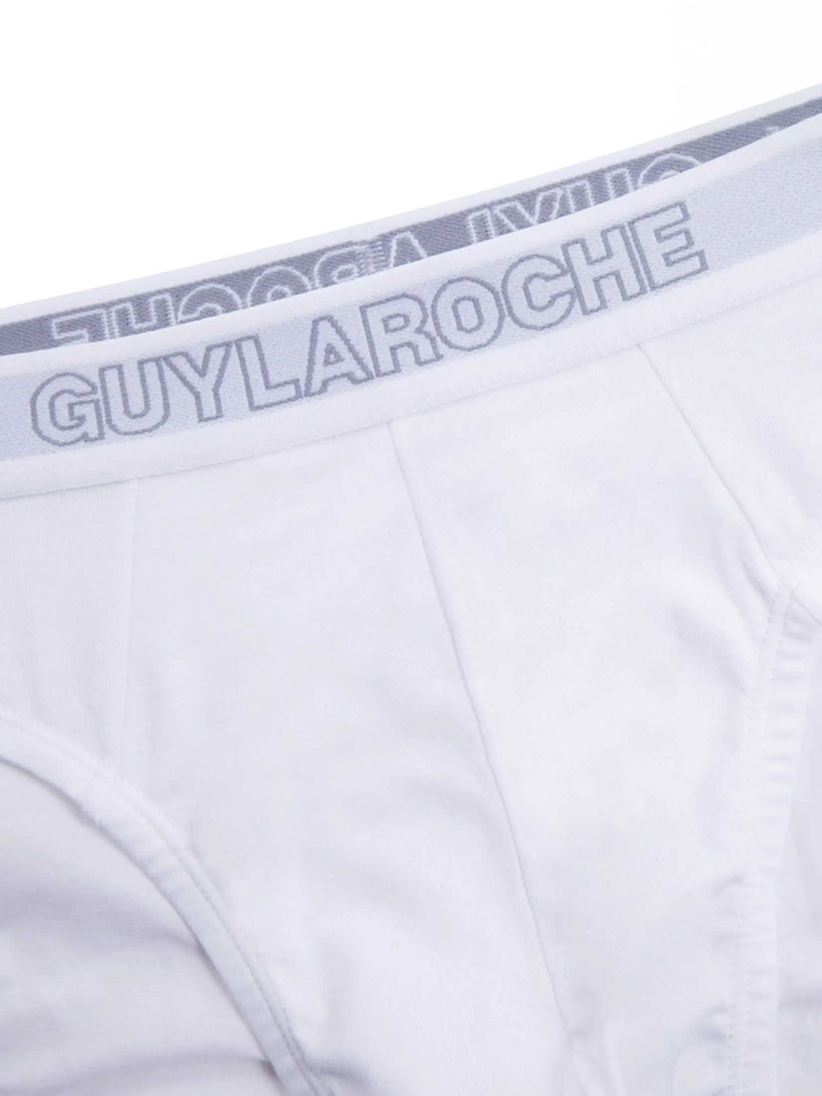 GUY LAROCHE INNERWEAR Men BRIEF Underwear PACK 2 Pcs. - White