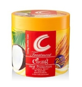 Тепловая маска с кокосом и пшеницей для всех типов волос Caring 250 мл