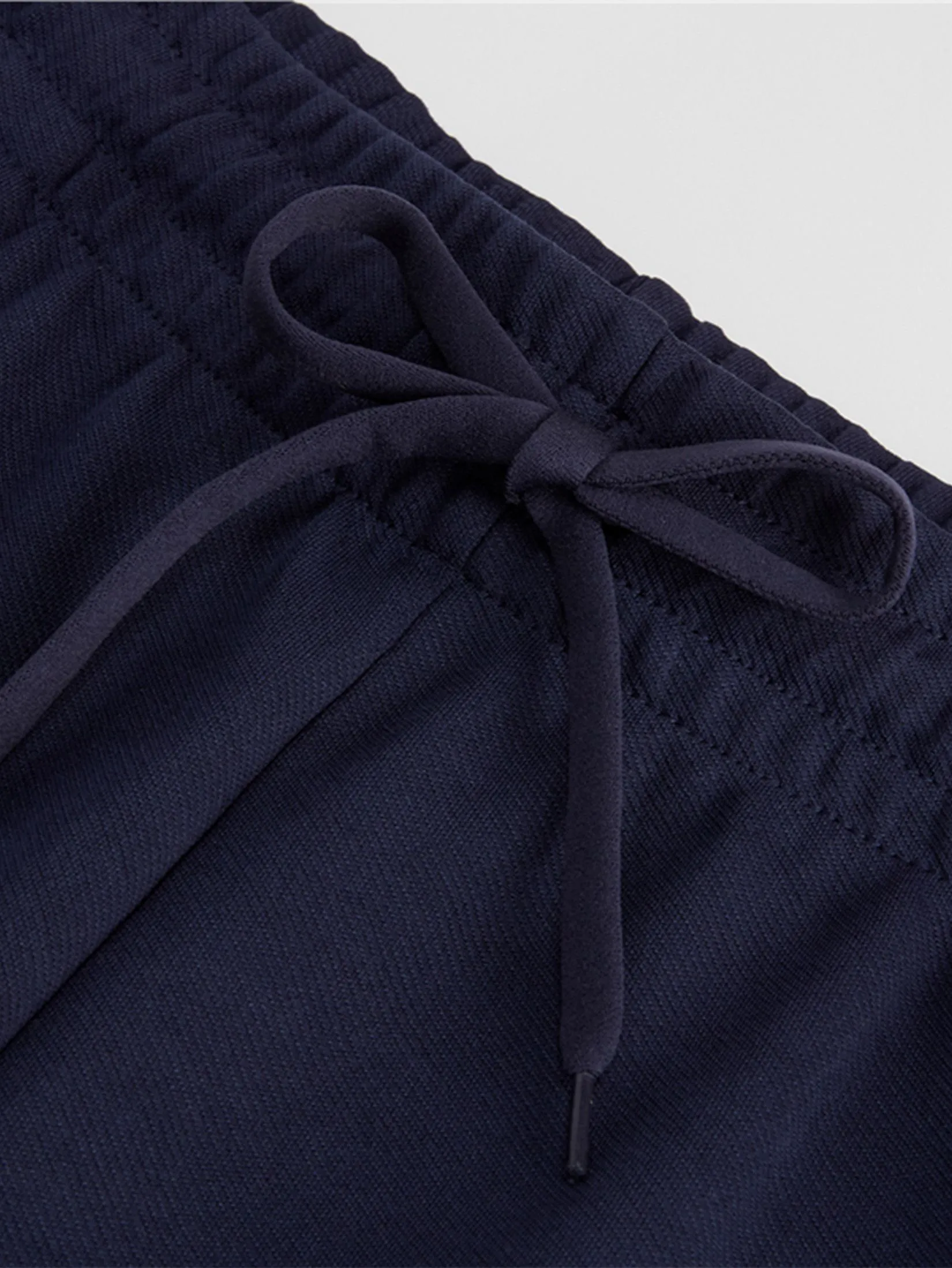 GIORDANO Men's Drawstring elastic waist shorts (Online Exclusive) Signature Navy