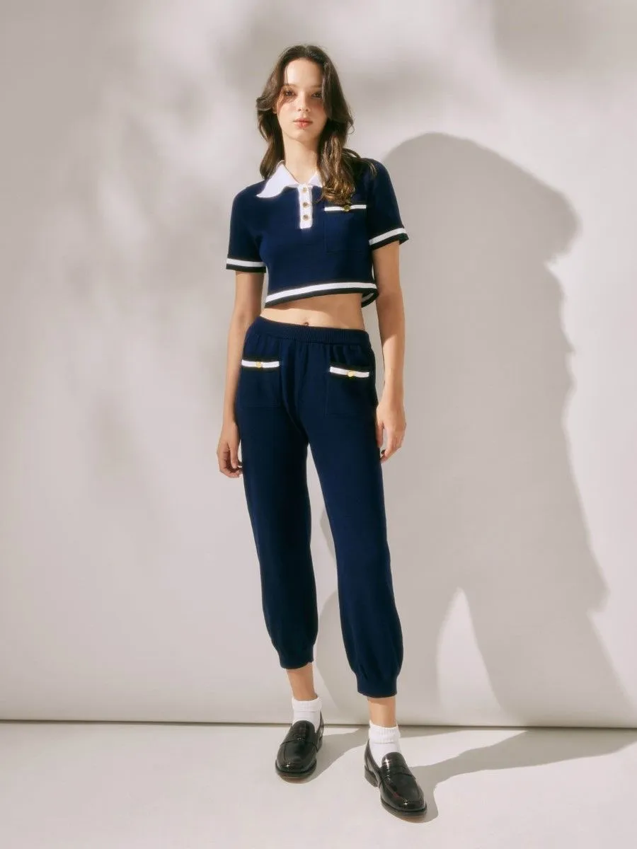 ASV (RS24) Dorothy Women Jumper Pants Navy Blue Size - L