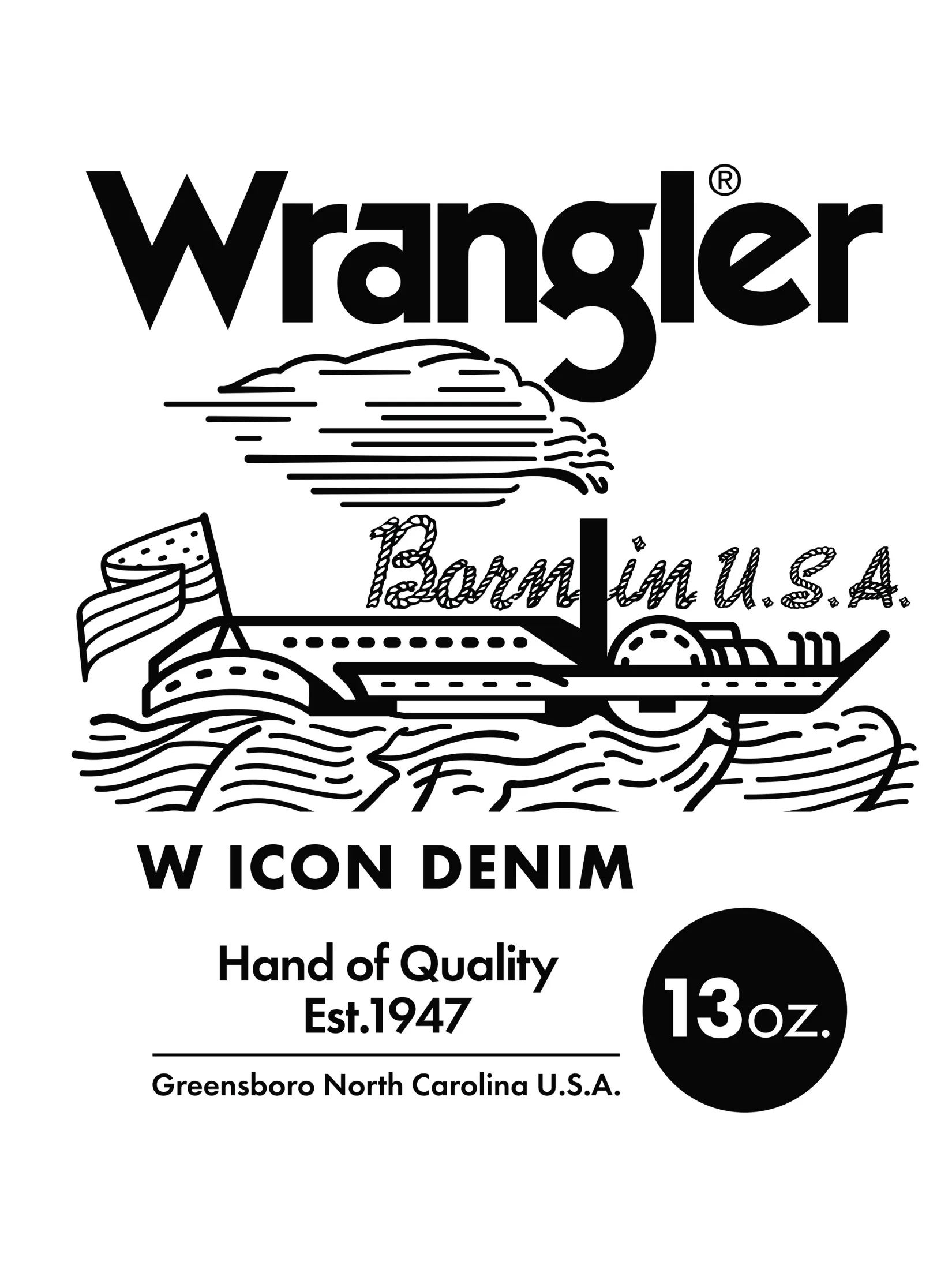 WRANGLER Men's Jeans Casey Jones Collection Mid Greensboro Fit Mid Indigo