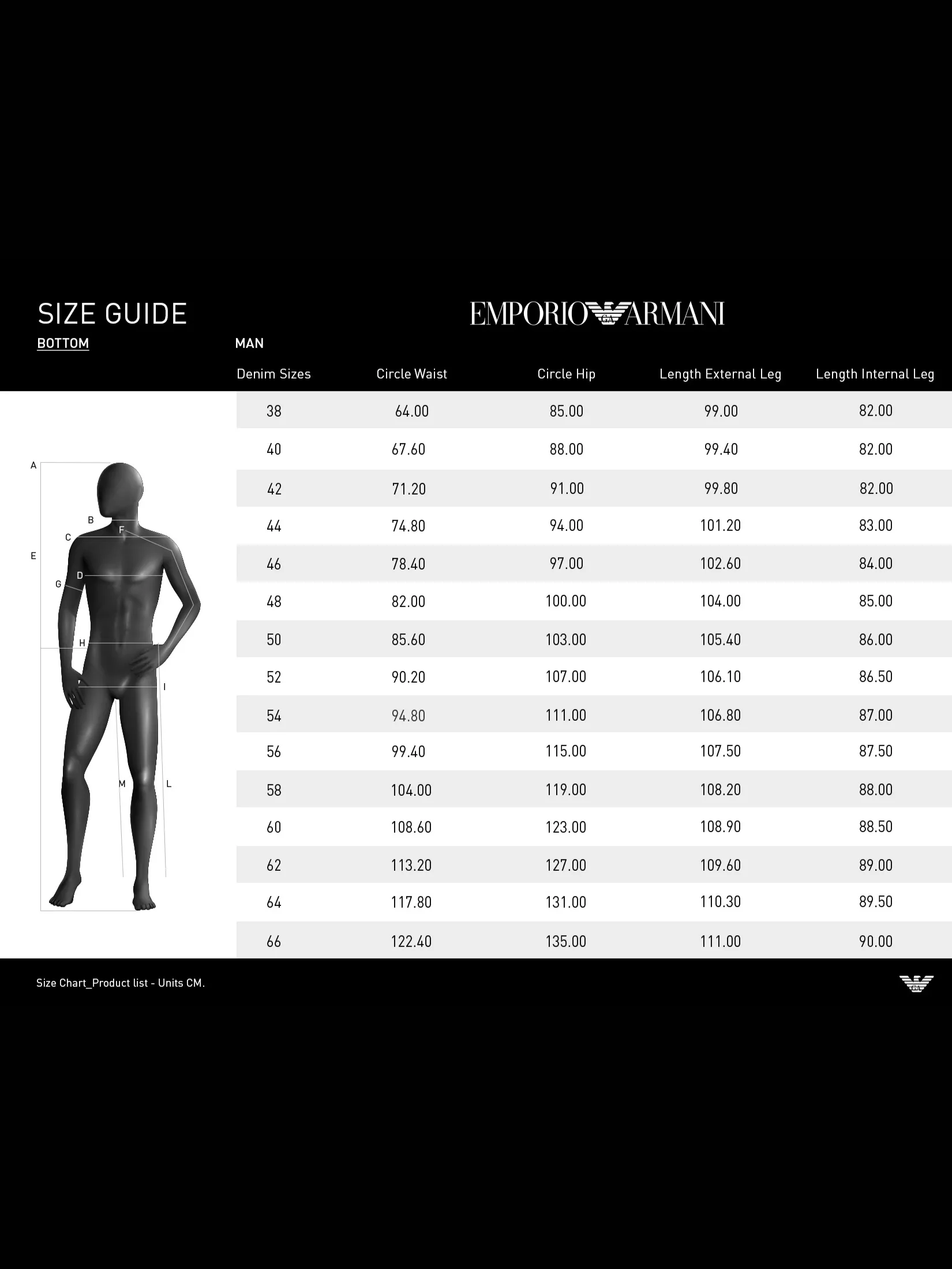 EMPORIO ARMANI Trousers Men EM001673-AF15210-U1109 Off-White