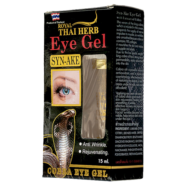 Омолаживающий гель под глаза с ядом кобры Syn-Ake Thai Herb 15 мл