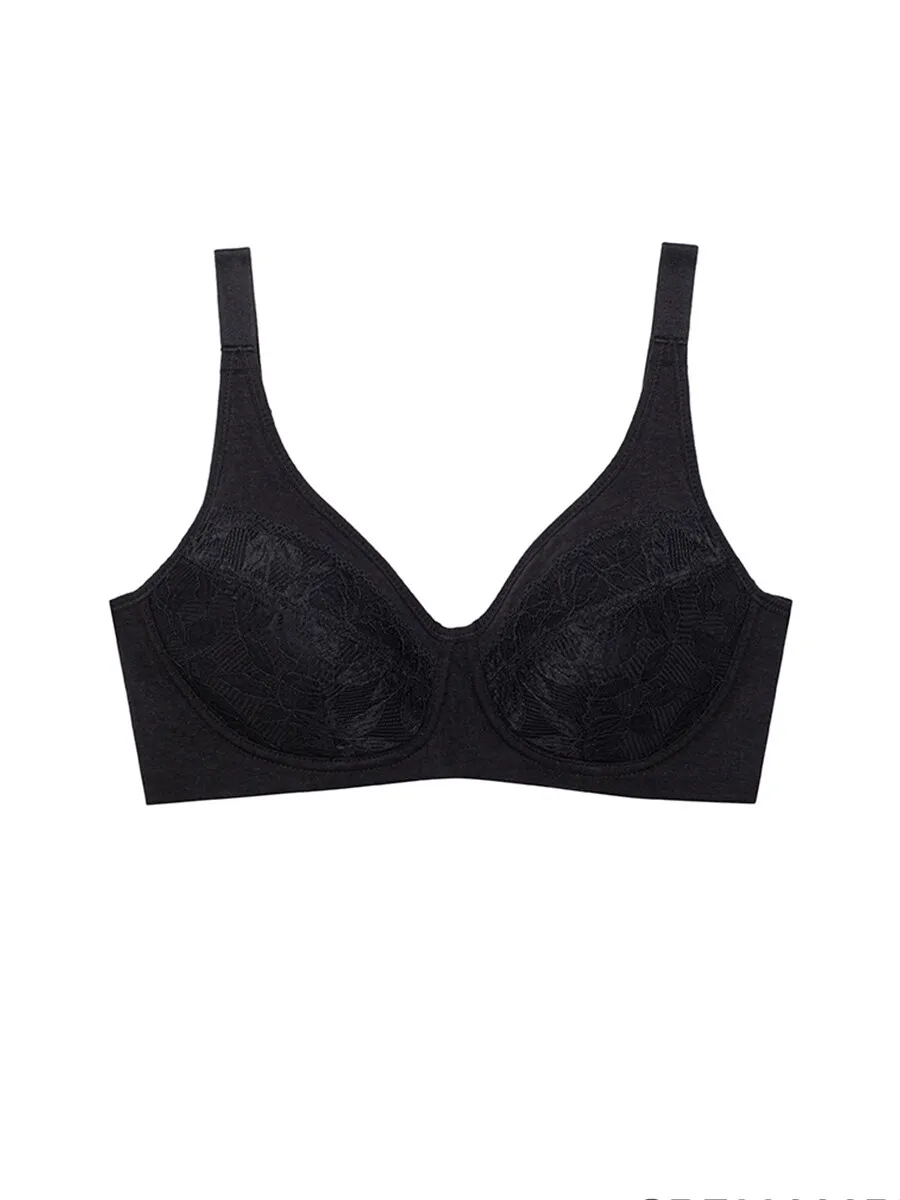 SABINA Forever Young GOLD Woman Wireless Bra - Black