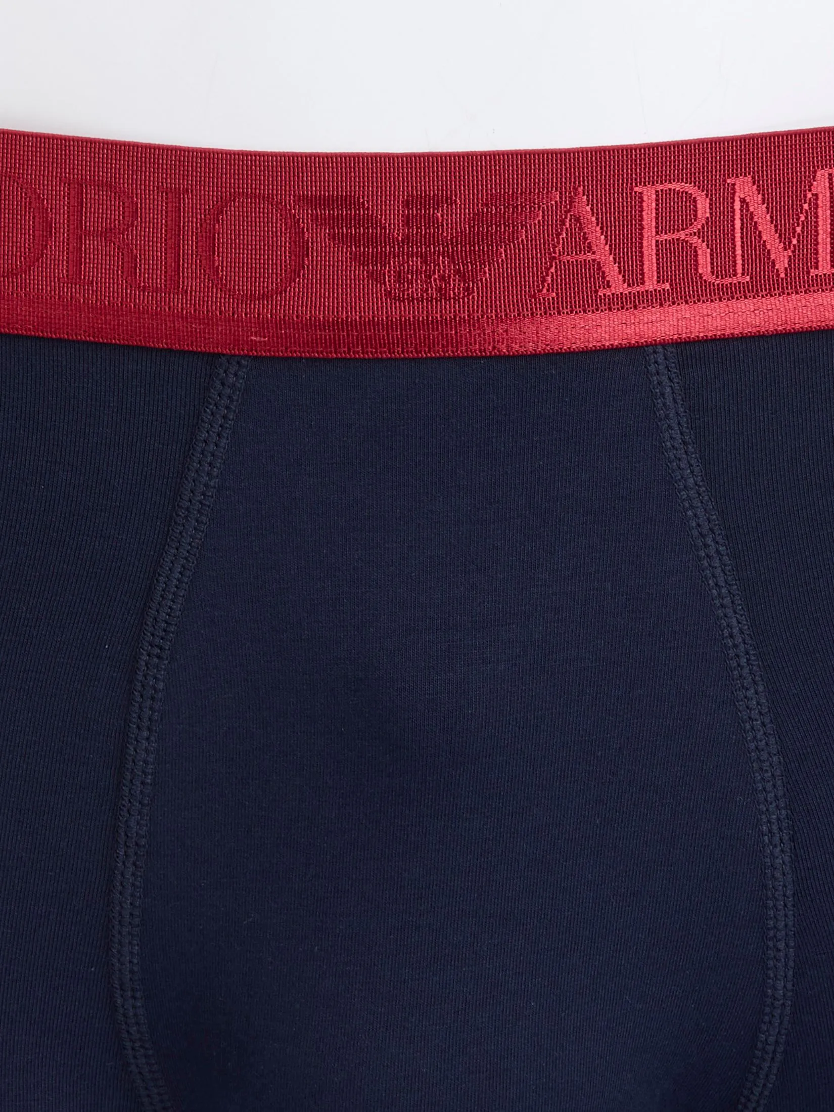 EMPORIO ARMANI Men Trunk 3 Pack FW25 M5058 Rhubarb/Black/Ar.Blu