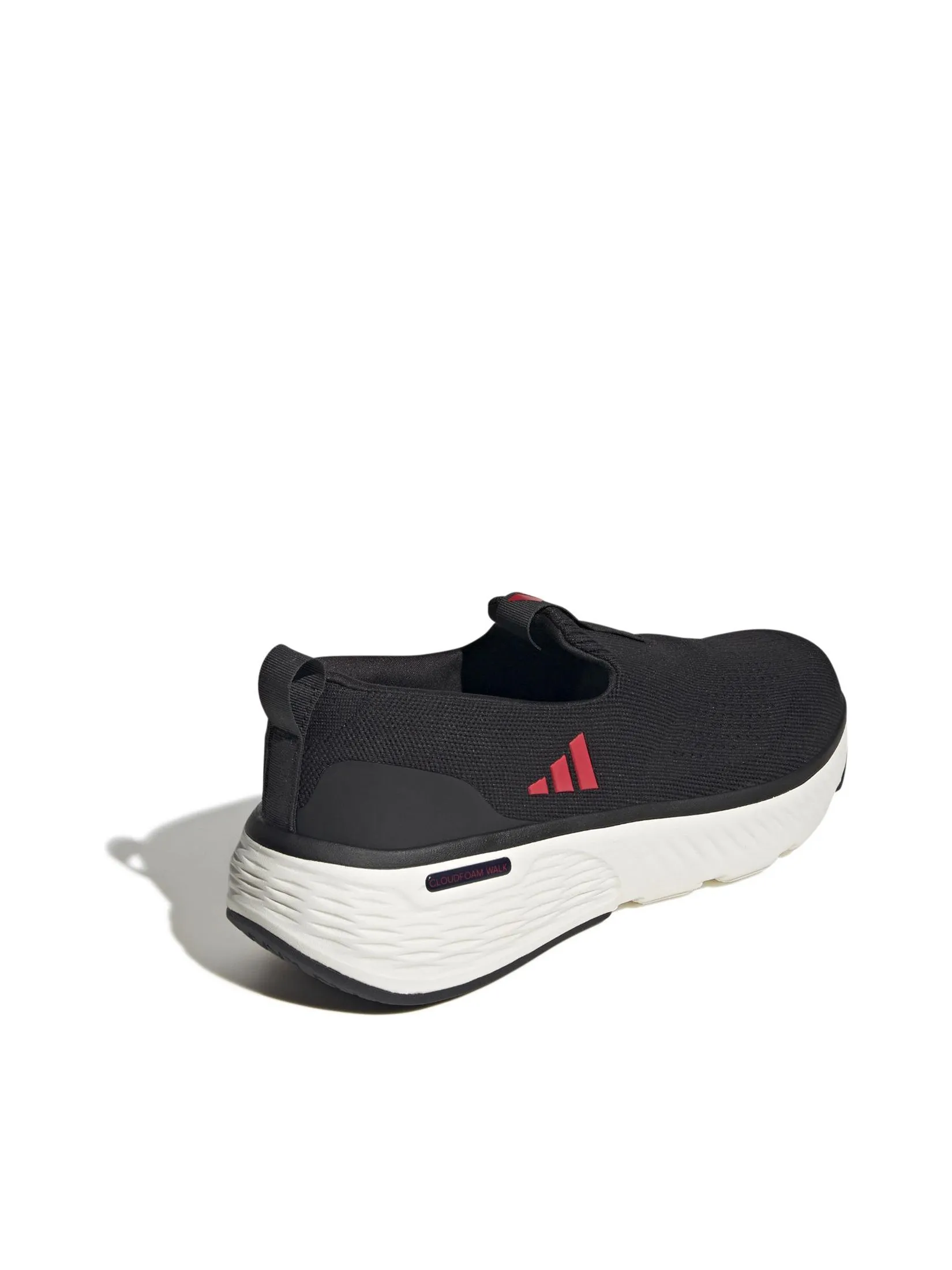 ADIDAS Men Sneakers Cloudfoam Go Lounger Core Black / Better Scarlet / Off White
