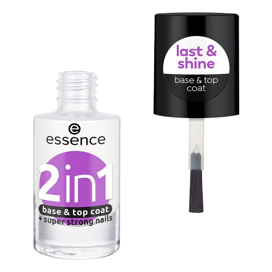 Essence 2 In 1 Base  Top Coat 8ml.