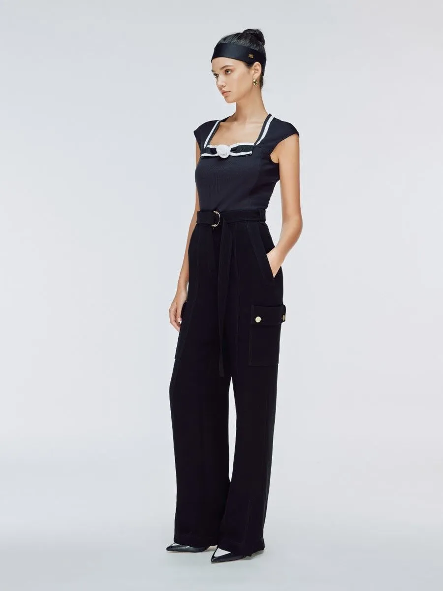 ASV (SS24) Glenda Women Straight Pants  Black