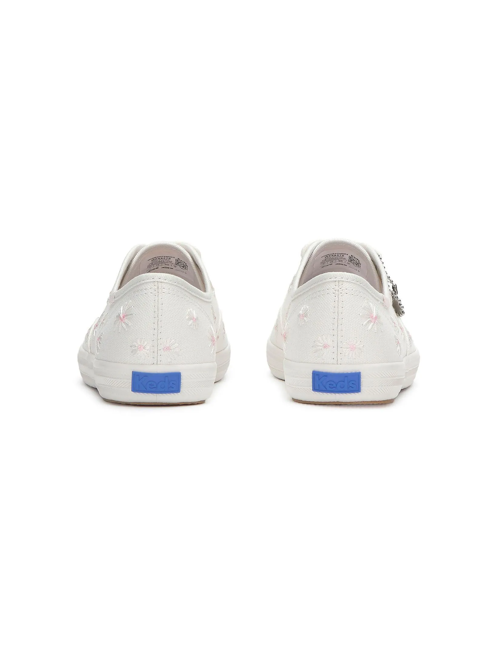 KEDS Women Champion Canvas Daisy Embroidery White