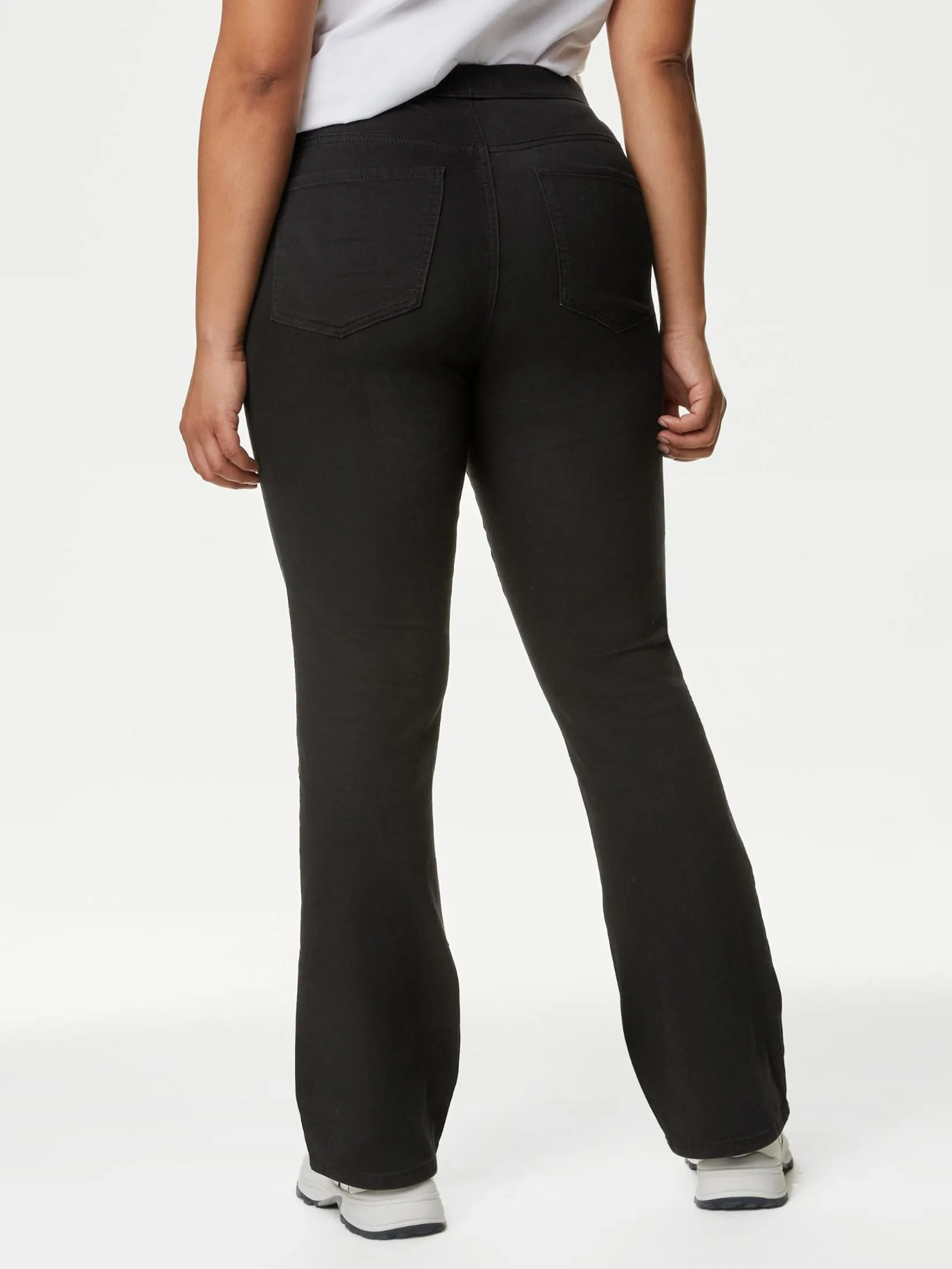 MARKS & SPENCER Women Flared Jeggings Black