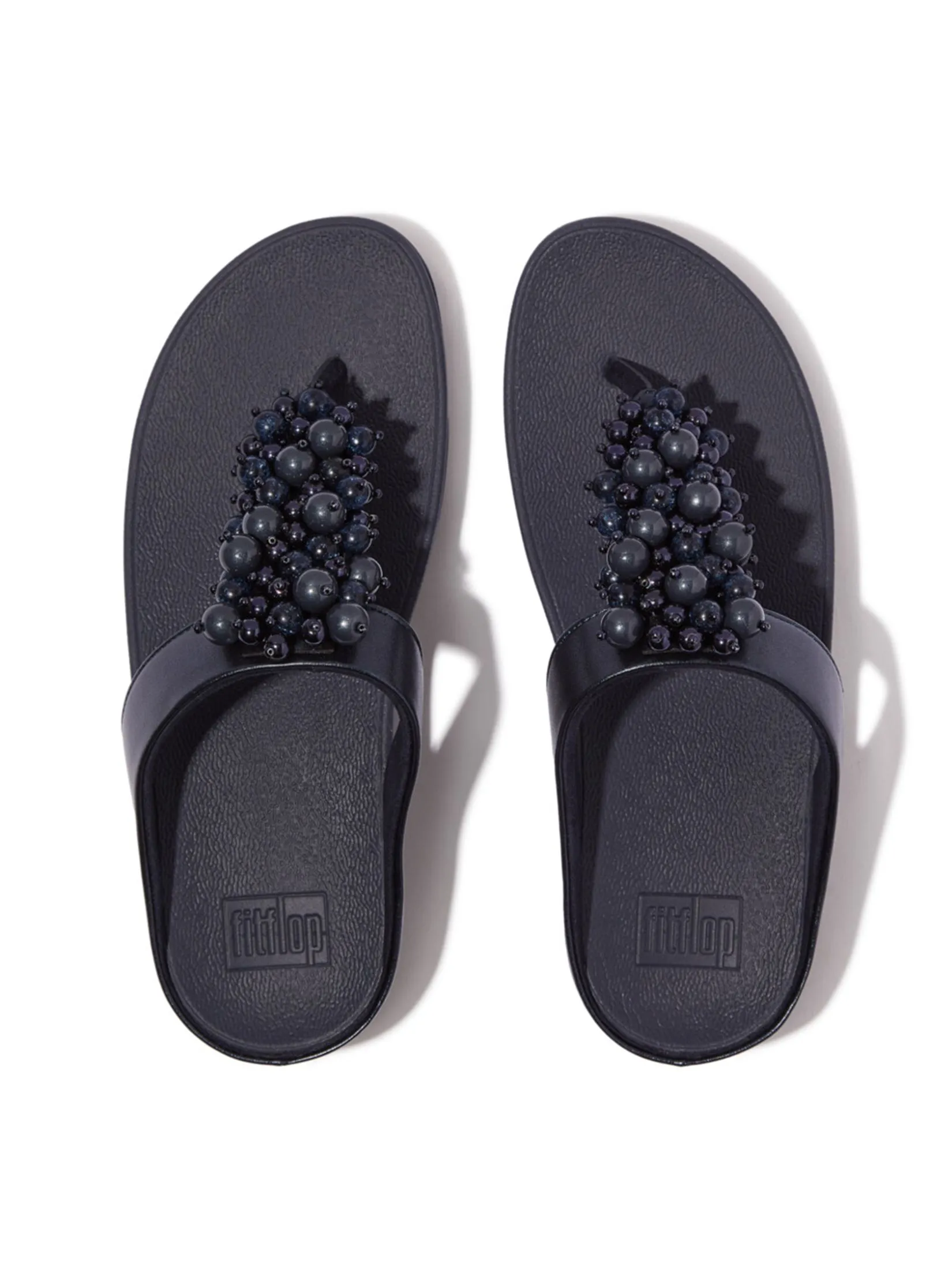 FitFlop™ WOMEN'S FINO BAUBLE-BEAD TOE-POST BLUE
