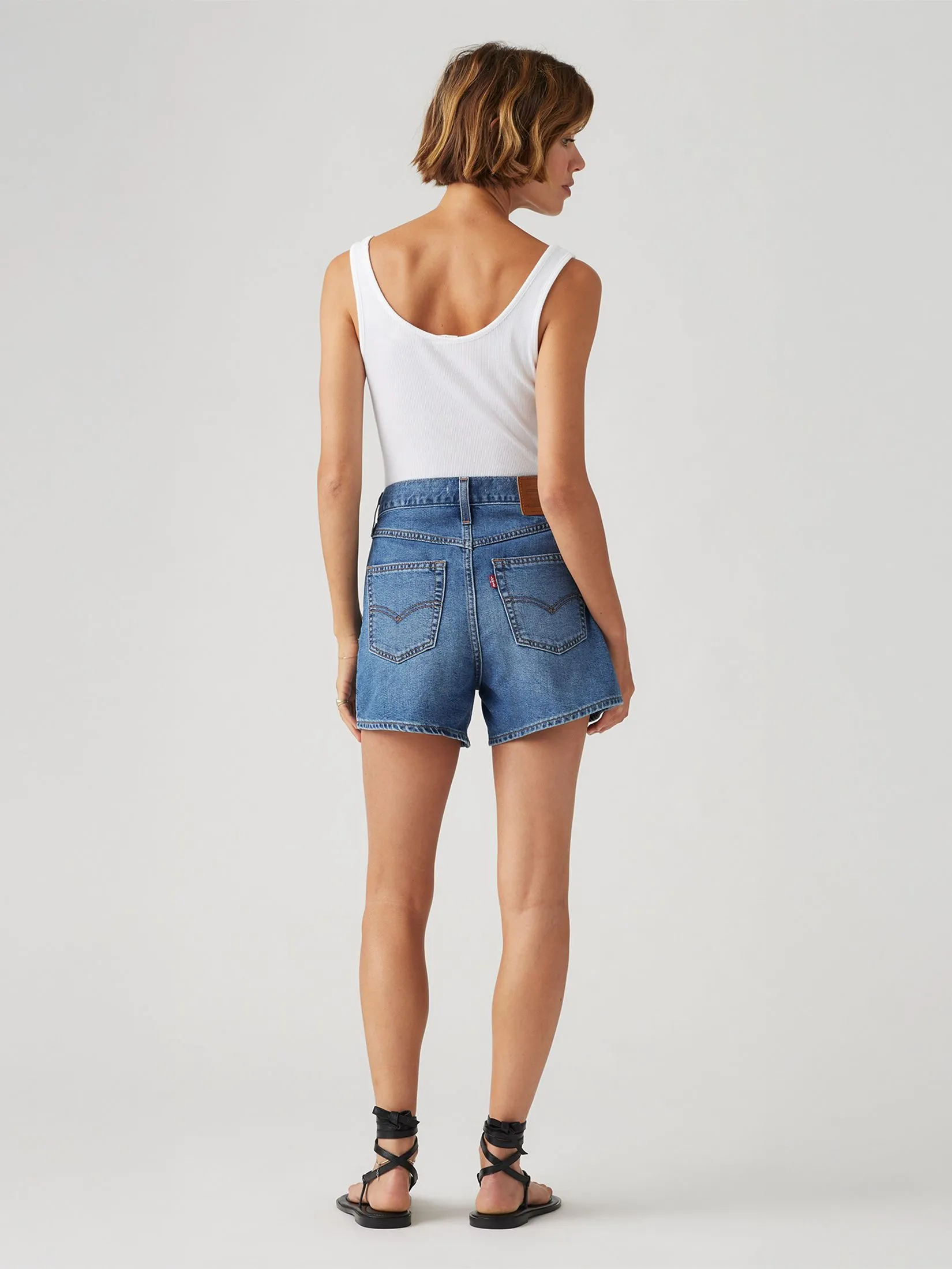 LEVI'S Women's '80s Mom Shorts Blue