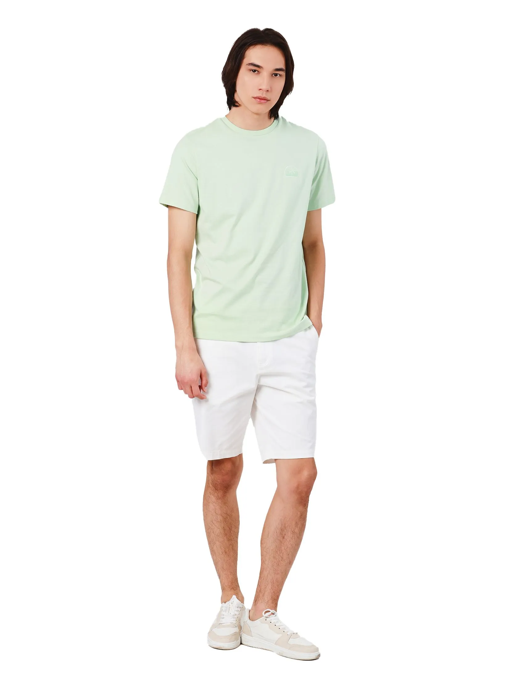 JOHN HENRY Men's T-Shirts (Slim Fit) Rejuvenate Vacation Green