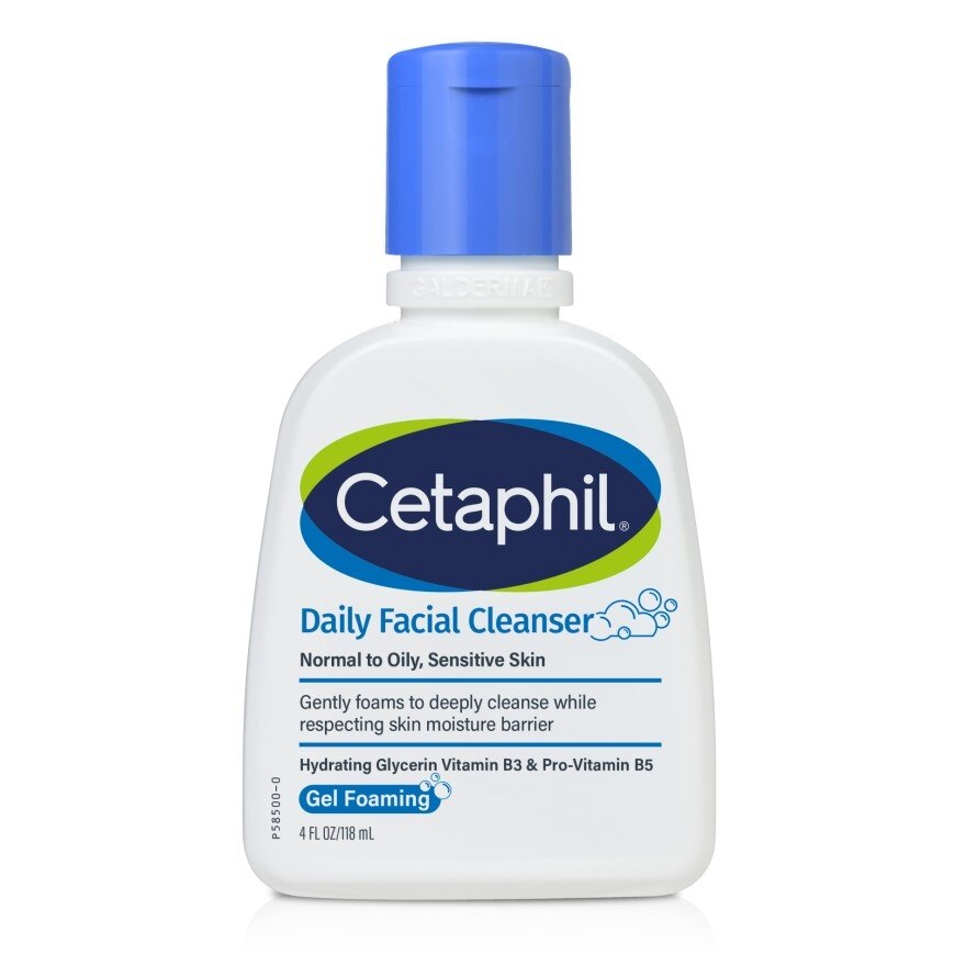 Cetaphil Daily Facial Cleanser (Normal-Oily, Sensitive Skin) 118 ml.