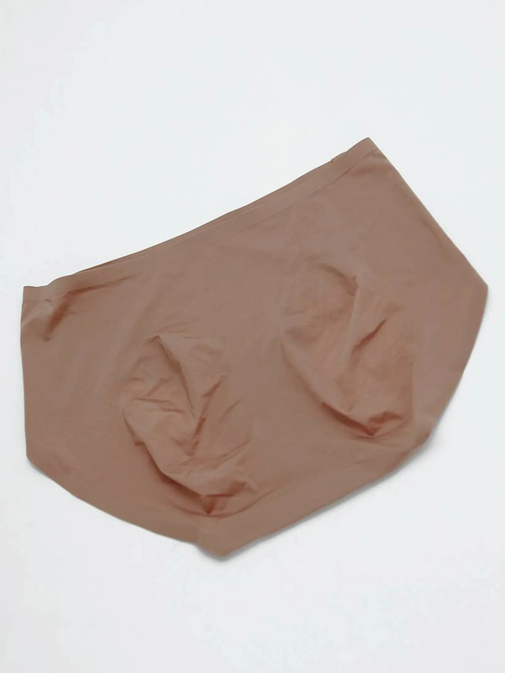 SABINA Panty Mid Waisted Woman Seamless Fit - Tan