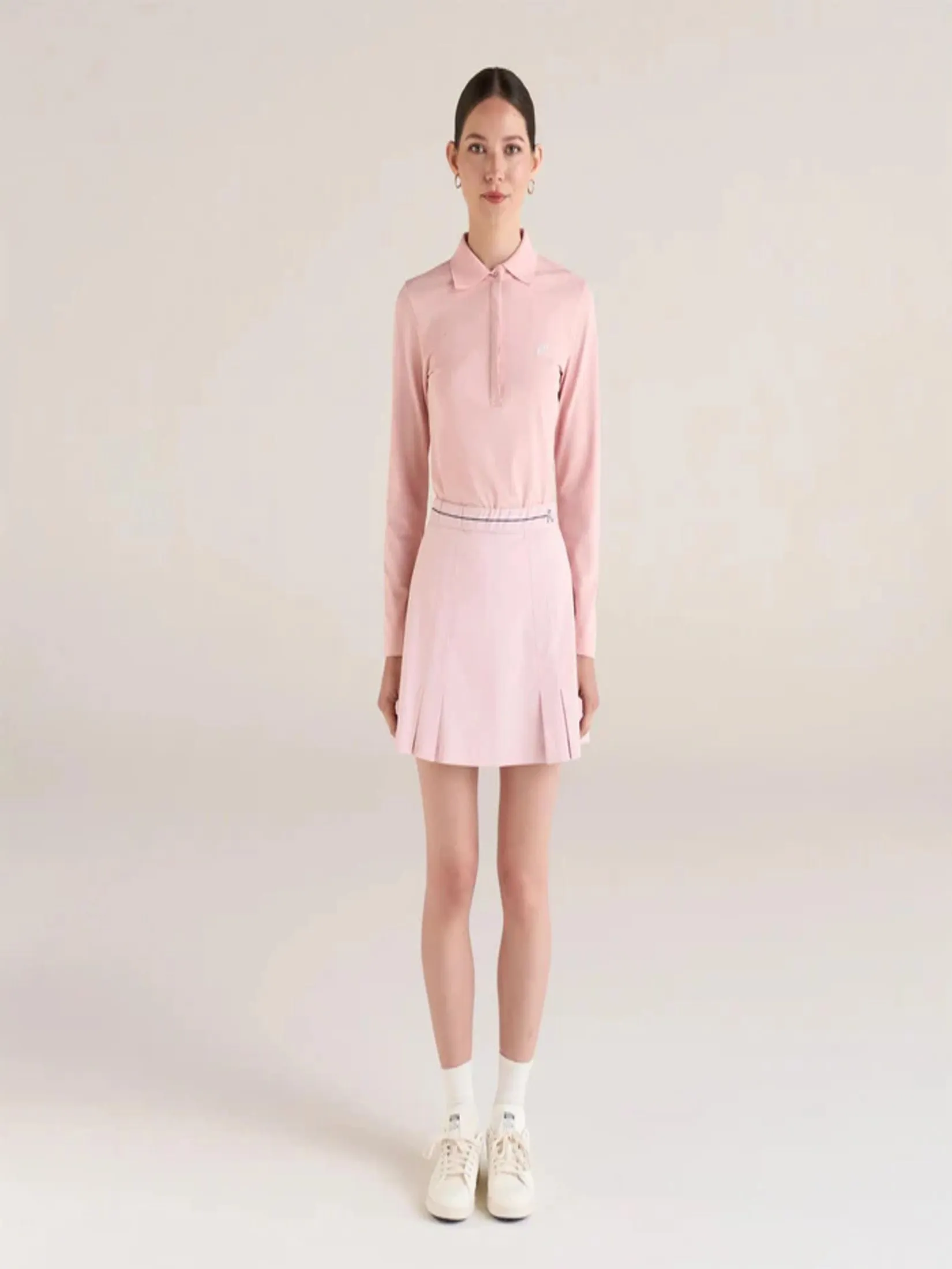 MALBON GOLF FRIDA SKIRT IN DUSTY ROSE
