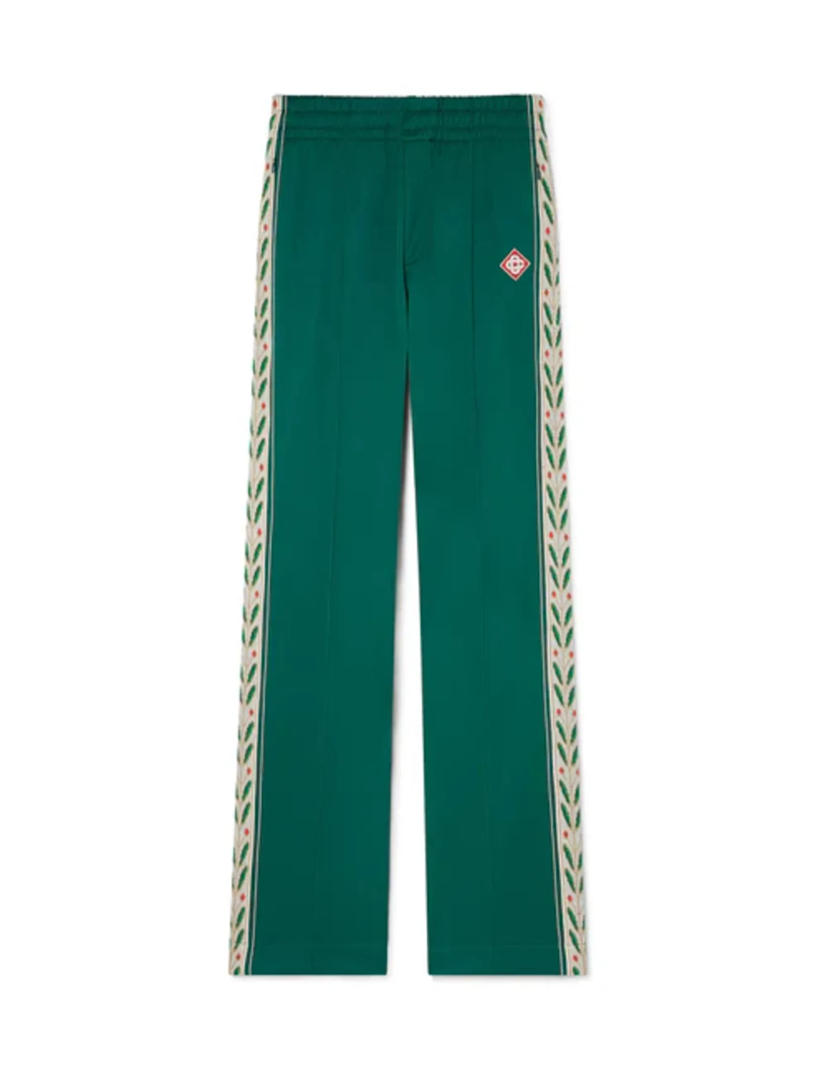 CASABLANCA MENS LAUREL TRACK PANTS IN GREEN