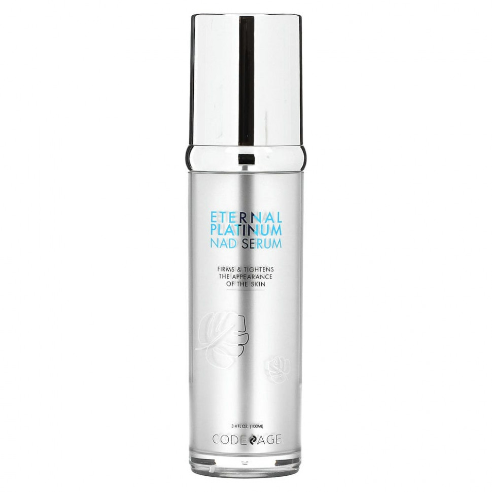 Codeage, Eternal Platinum NAD Serum, 3.4 fl oz (100 ml)