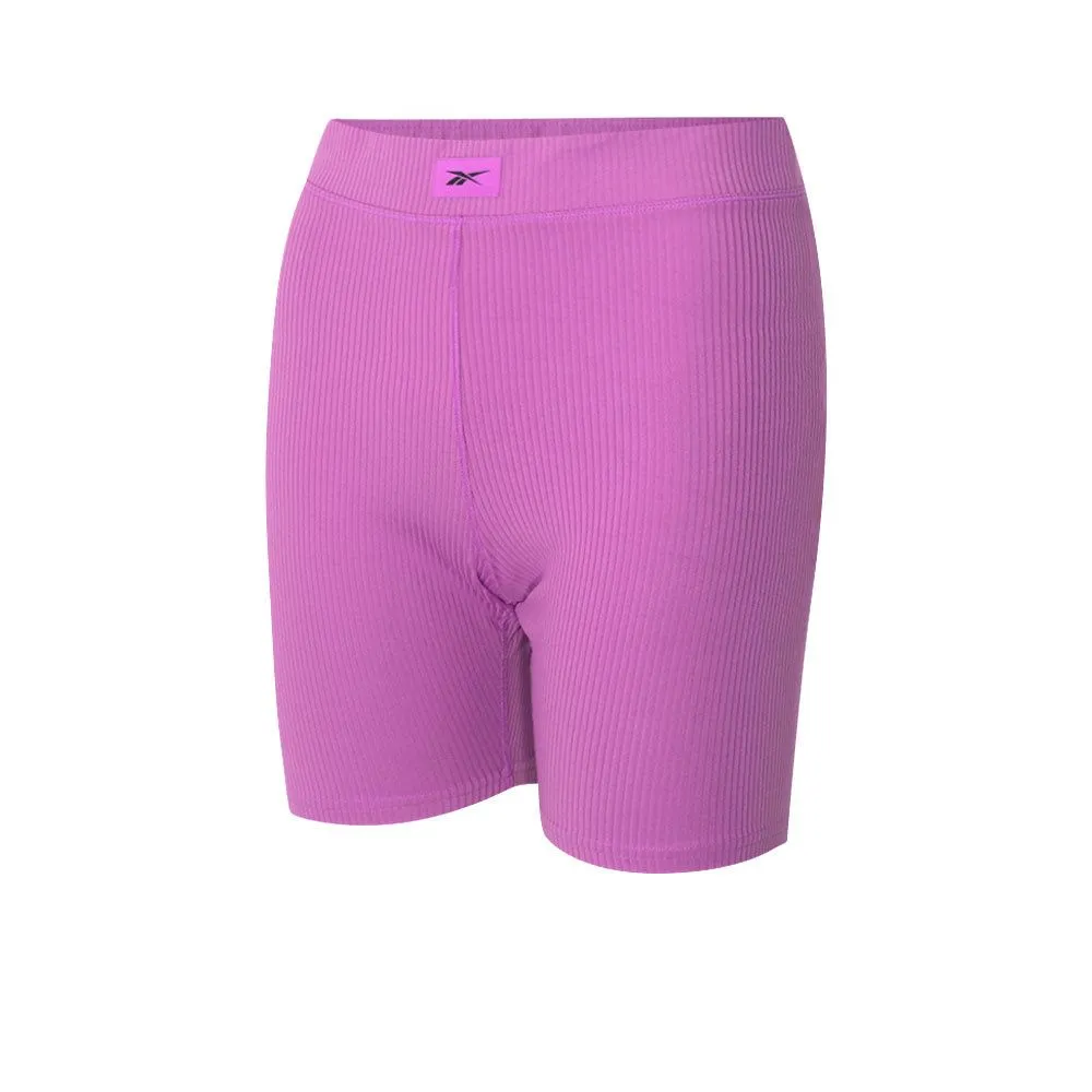 REEBOK Women Training Shorts Ribbed Purple - RE099AP449EHTH