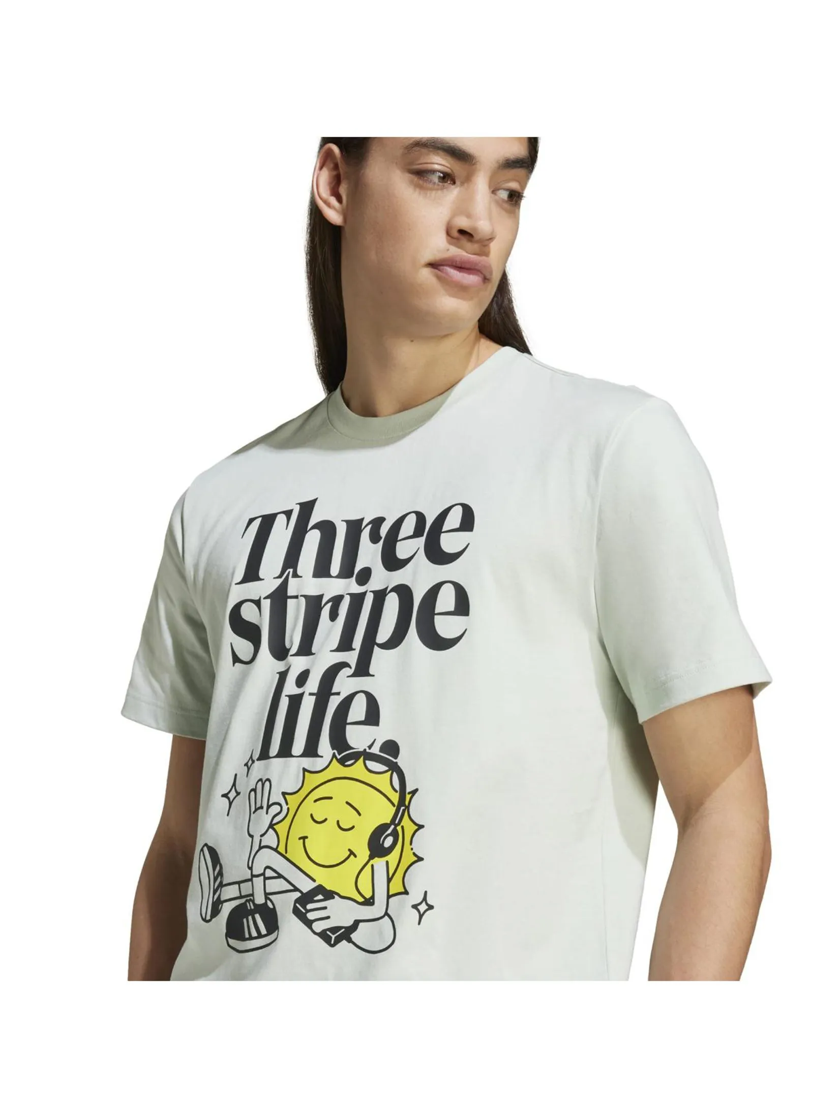 ADIDAS Men T-Shirt Positivity Graphic