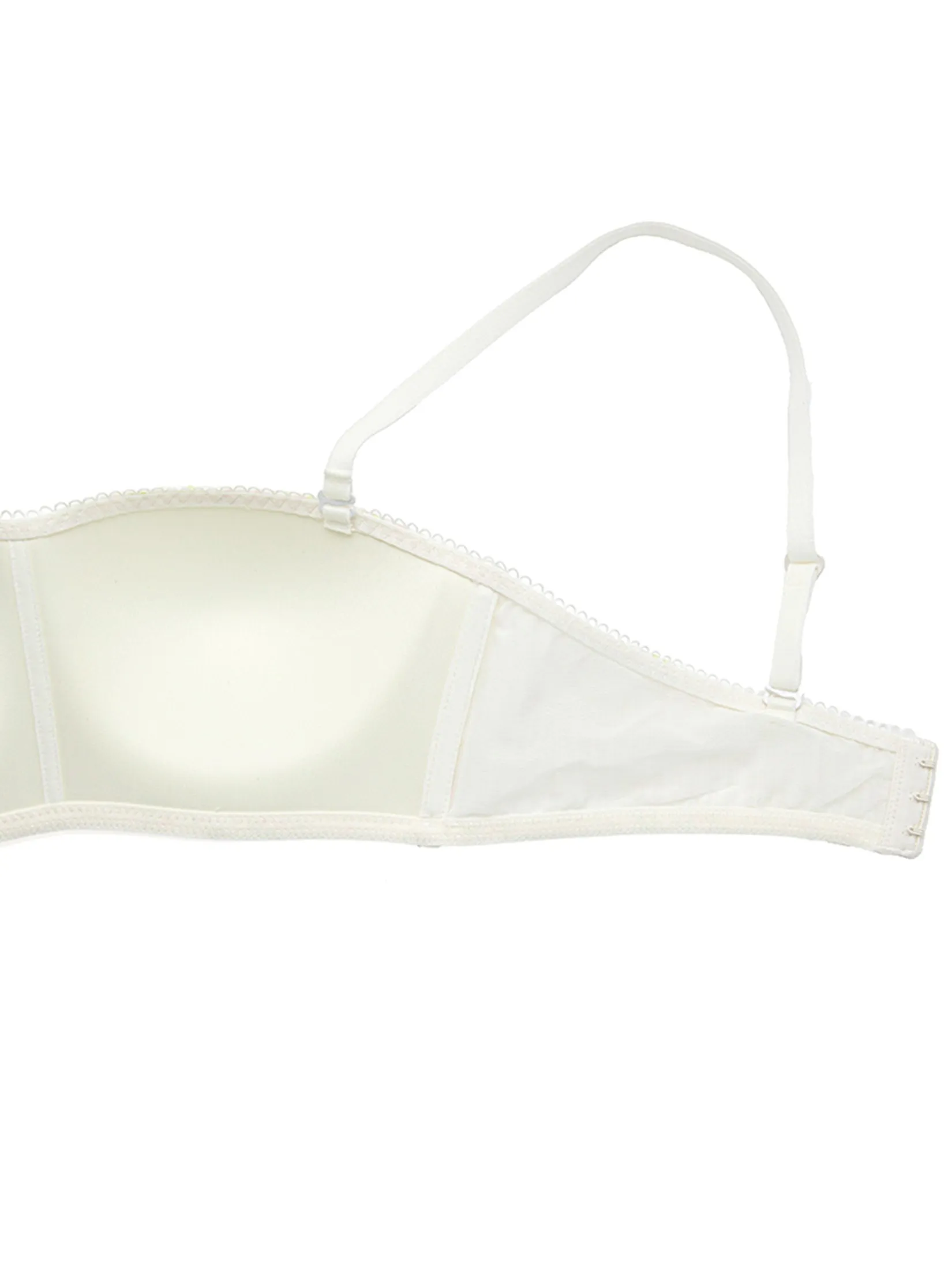 SABINA Pretty Perfect Woman Wireless Strapless Bra - Cream