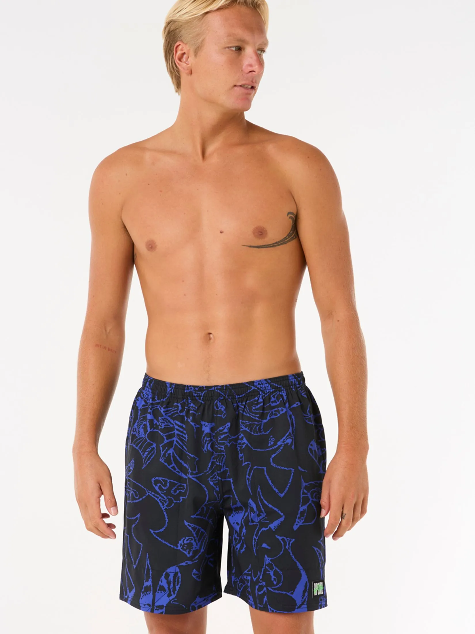 RIP CURL Men Boardshorts Raw Energy Burner Volley Black
