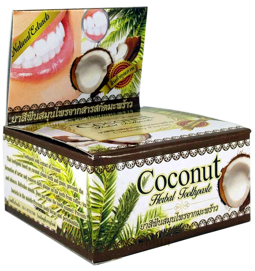 Зубная паста с экстрактом Кокоса Rochjana 30 гр