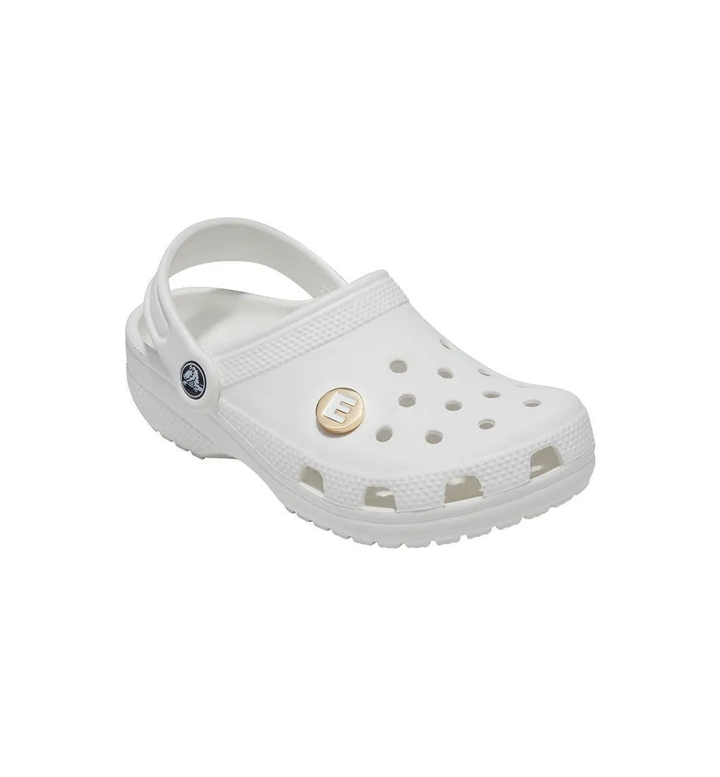CROCS Jibbitz Shoes Charm Gold Letter E Multi Color - CR024AC280CPTH