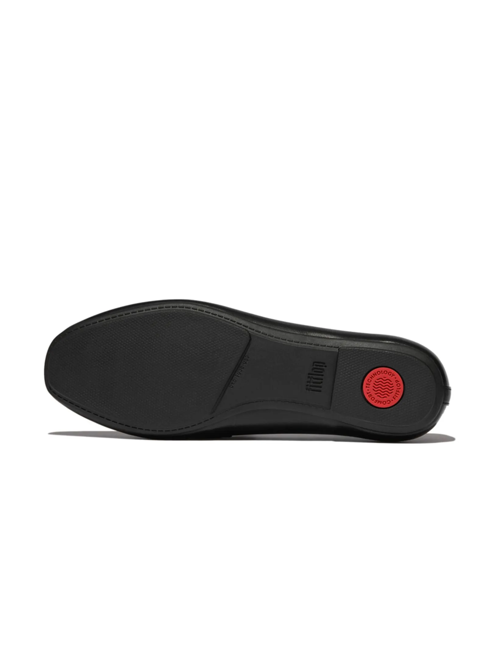 FitFlop™ WOMEN'S DELICATO SQUARE-CHAIN LOAFERS BLACK