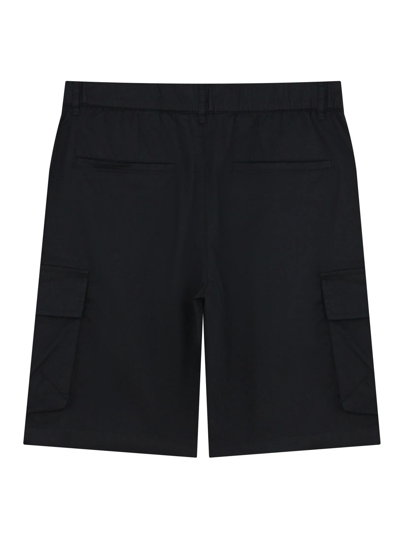 GIORDANO Men's Relax Easy Care Cool Cargo Shorts Black