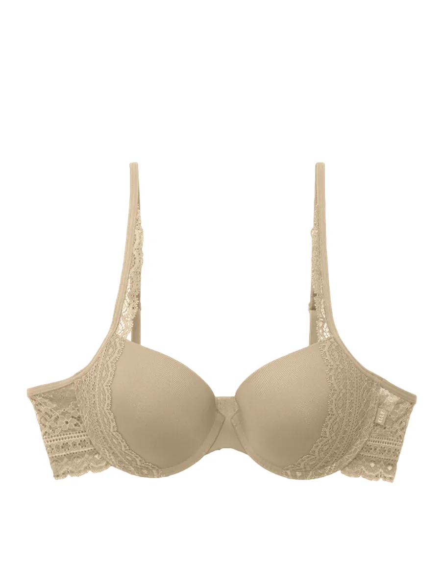 ELLE LINGERIE BRASSIERE MOULDED BRA LB7534 BEIGE Size - 32A