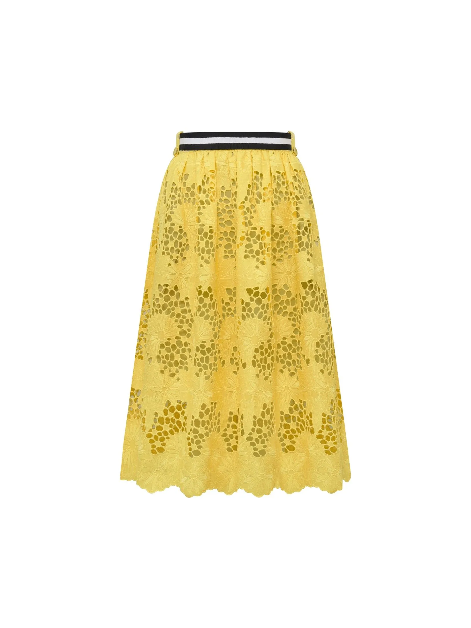 ASV (SS25)Shannon Women Midi Skirt Yellow