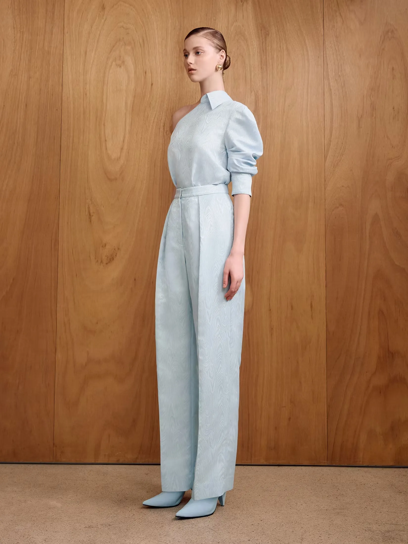 ASAVA ( SS25 )Oriane Tapered Pants  LIGHT BLUE