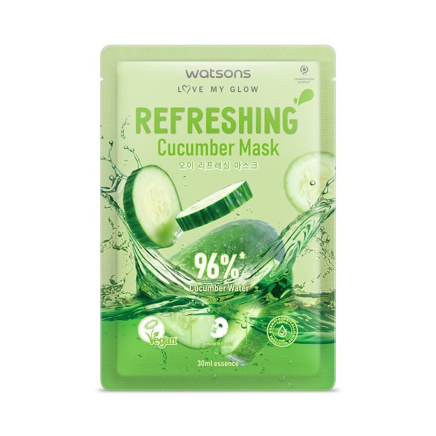 Watsons Refreshing Cucumber Mask 1sheet.