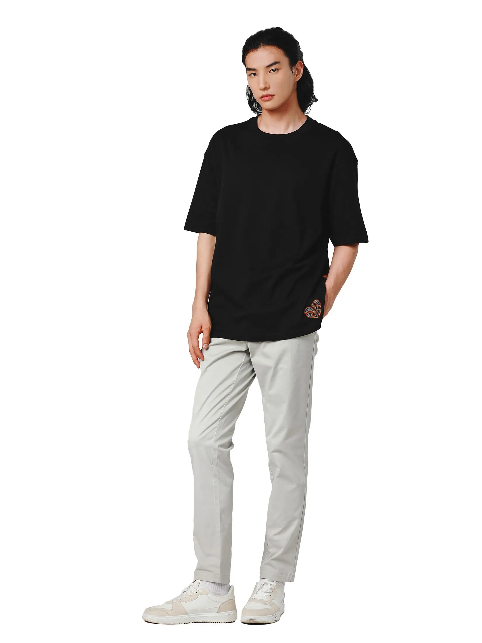 JOHN HENRY Men's Pants (Slim Fit) ESSENTIALS Light Grey