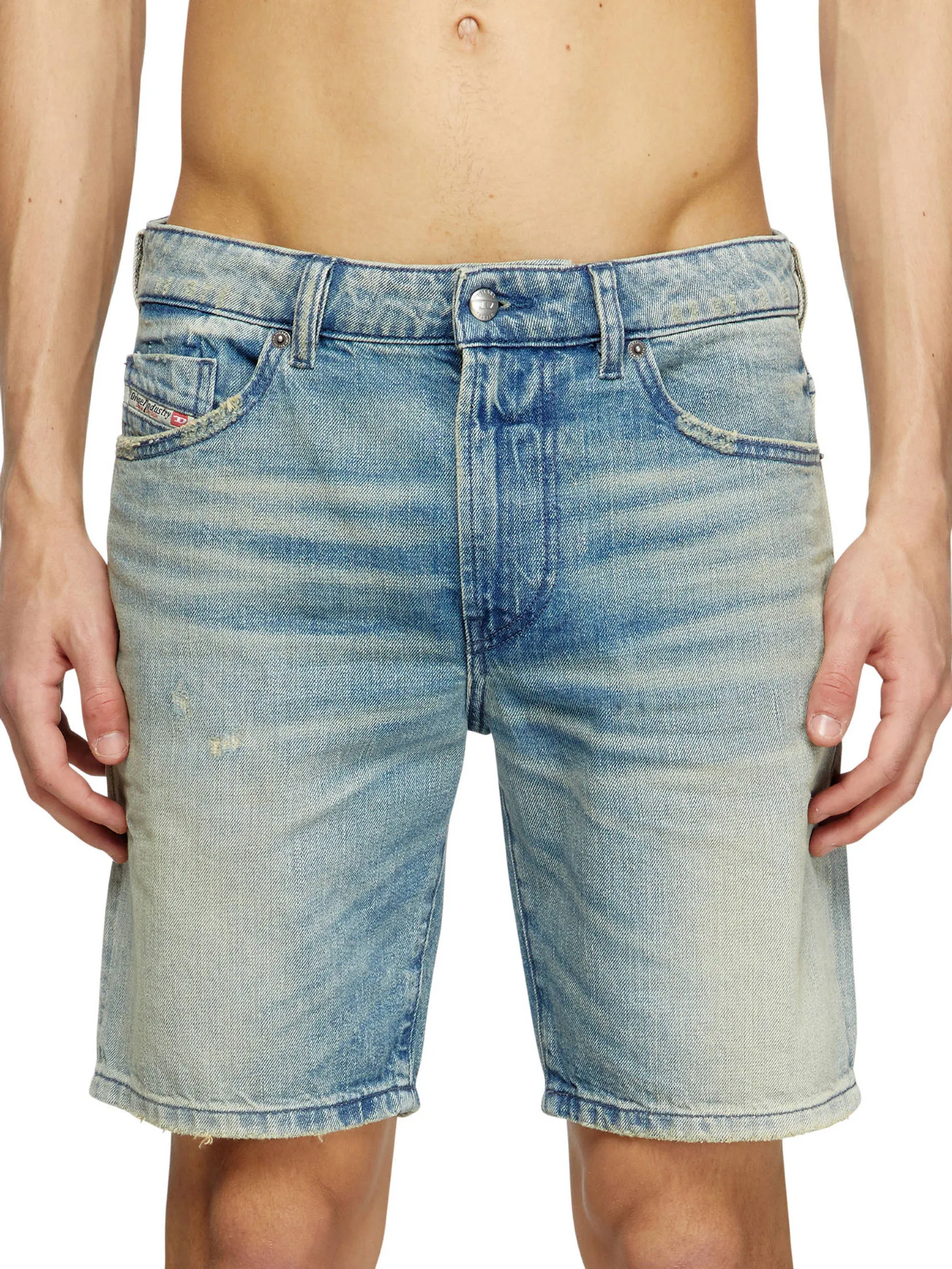 DIESEL Jeans Shorts Men D-FIN SHORTS Blue