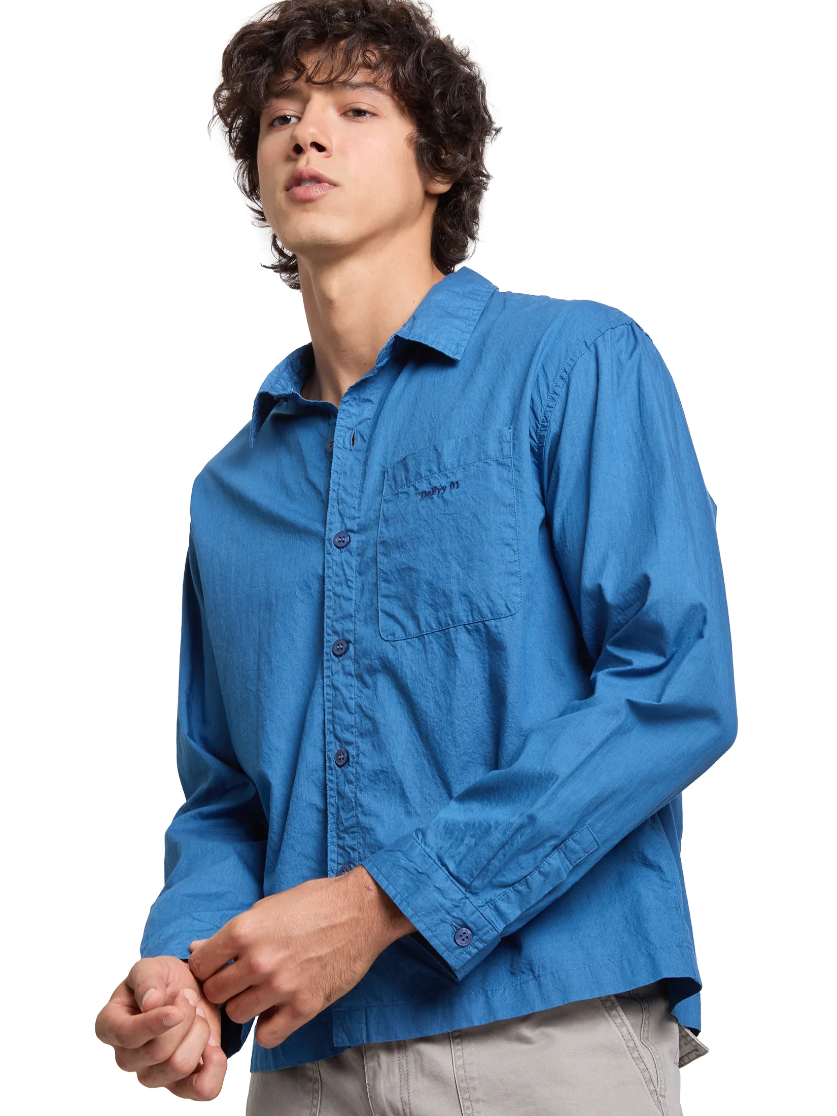DEFRY 01 Men Shirt Long Sleeves 2504WLSM064