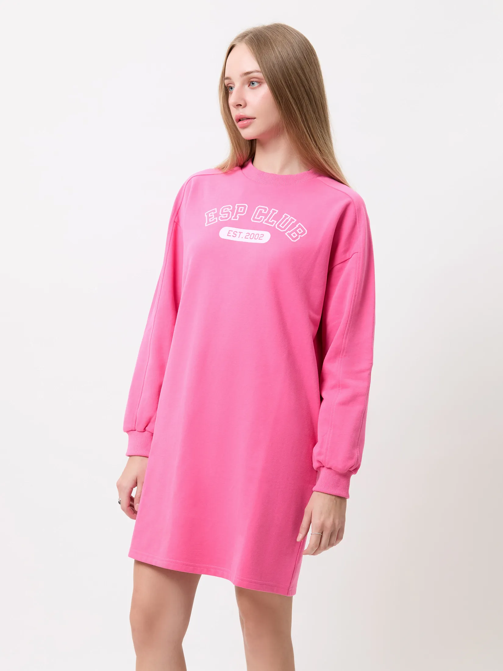 ESP Sweatshirt Dress Woman Pink