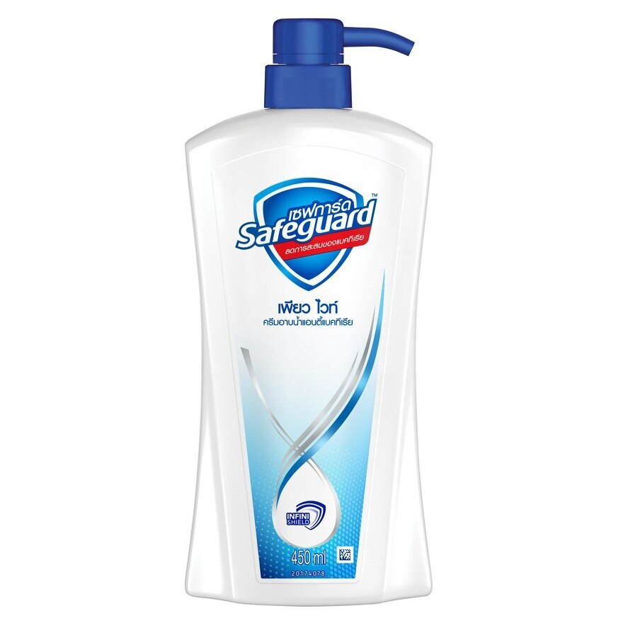 Safeguard Body Wash Pure White 450 Ml. ครีมอาบน้ำ ชุ่มชื่น สดชื่น