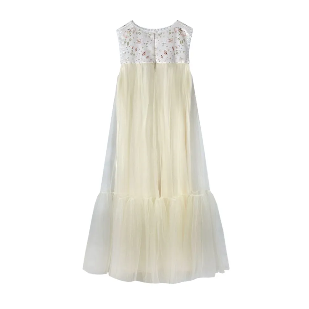 ICONIC CREAM GLORIFY MAXI DRESS MODEL GLORIFY MAXI DRESS