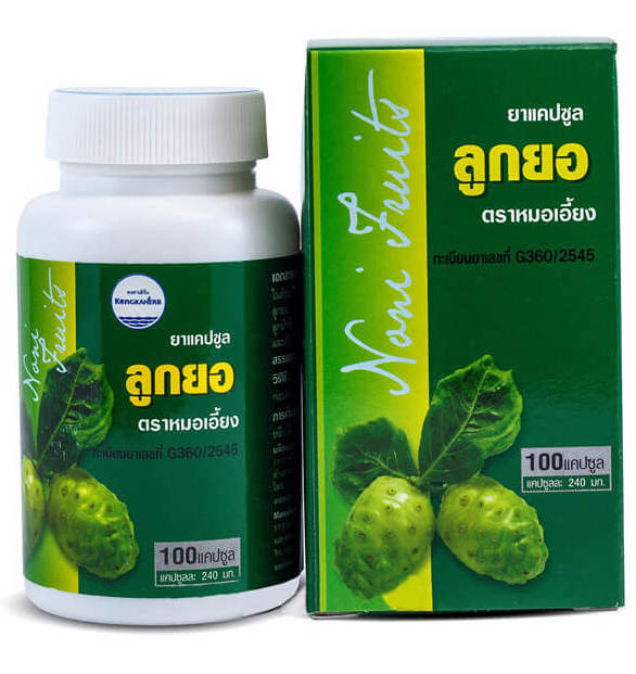 Капсулы Нони для тонизирования и общего укрепления организма Konga Herb