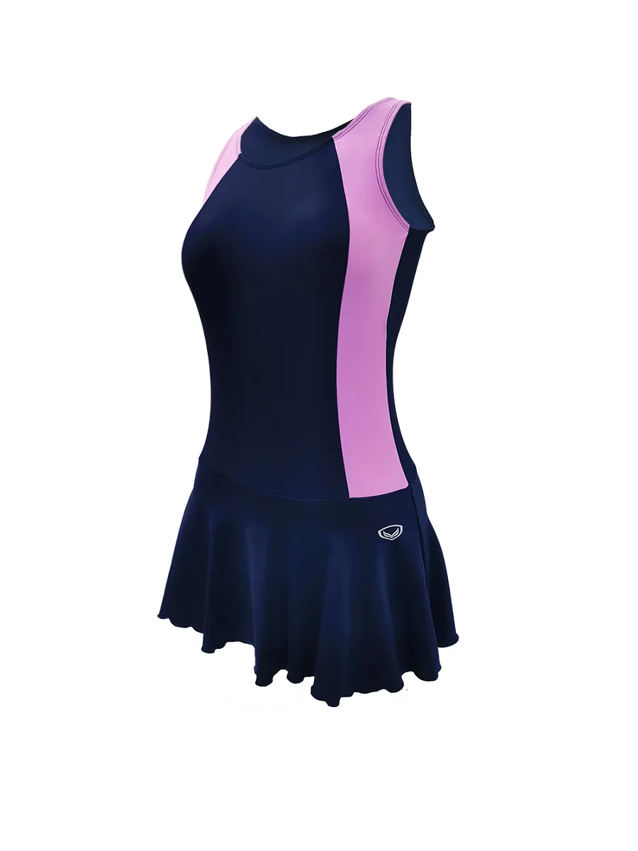 GRAND SPORT Navy Blue WOMEN ONE PIECE SWIMSUIT